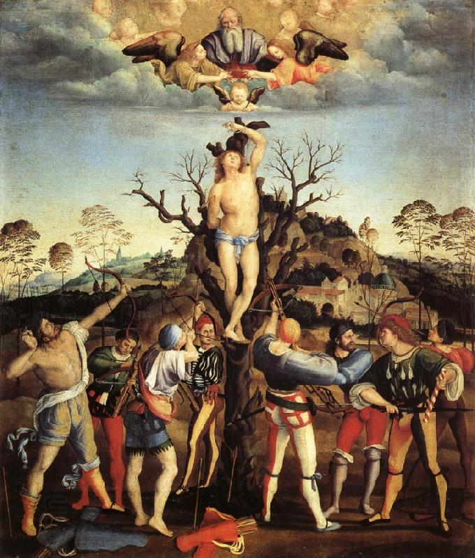 Girolamo Genga The Martyrdom of St.Sebastian China oil painting art